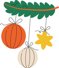 Christmas Ornament Branch