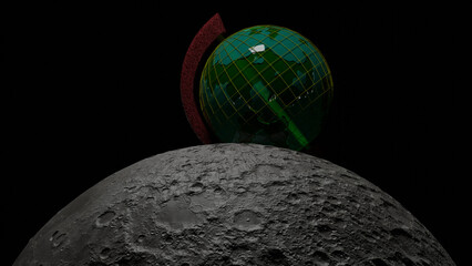 planet earth in space