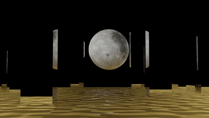 full moon in the night