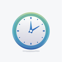 Stylized Clock Icon Depicting Time Measurement and Chronological Arrangement for Visual Presentation