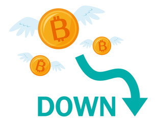 ビットコインのアイコン　仮想通貨
