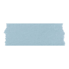 PNG Textured blue torn paper strip