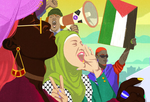 Free Palestine protest