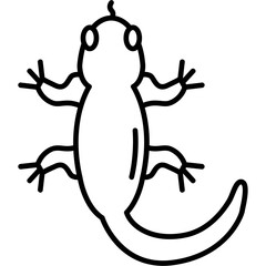 Lizard Outline Icon