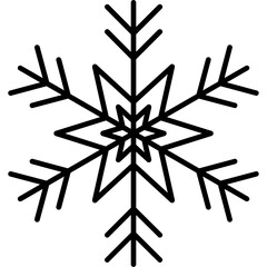 Snowflake Outline Icon