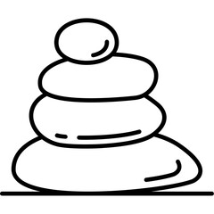 Pebble Outline Icon