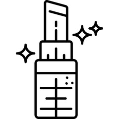 Lipstick Outline Icon