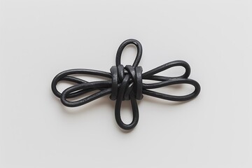 Naklejka premium USB cord creatively knotted in shape high resolution picture