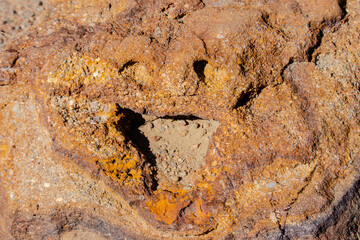 face in a stone