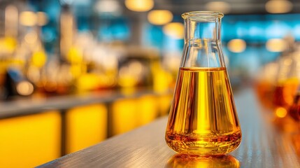 Close up chemical ingredient on white laboratory table. Di-Ammonium Prosphate in Chemical Watch Glass. Side View