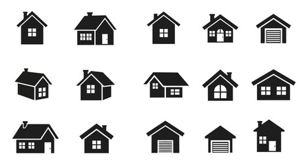 Minimalist House Icon Set