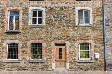 Old liquor factory in the center of La Roche-en-Ardenne, Belgium