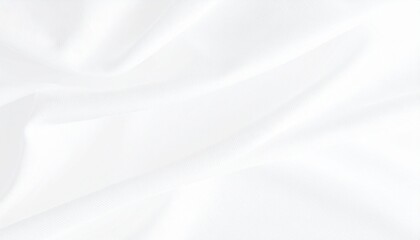 Smooth, flowing white fabric texture