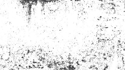 Distressed Black and White Grunge Texture with Dirty Scratches Cracks and Worn Canvas Effect