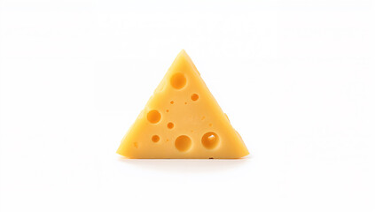 Yellow Swiss Cheese Wedge dairy