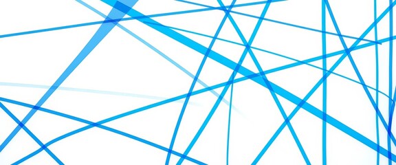 Obraz premium Abstract background of intersecting blue lines on white, structure, stylish