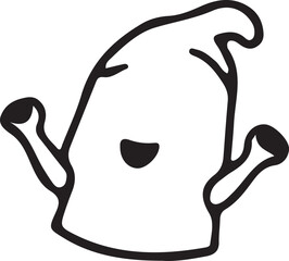 Black silhouette of a coffee cup icon and coffee pot vector illustration for beverage design