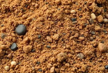 Close-up of diverse soil textures, showing sand, silt, and clay particles,  sand,  landscape