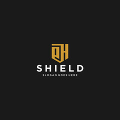 EH Shield Logo Design Inspiration	