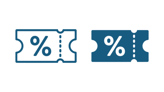 Solid blue abstract shape with clean lines for modern design backgrounds