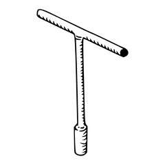 outline drawing of automotive or garage equipment