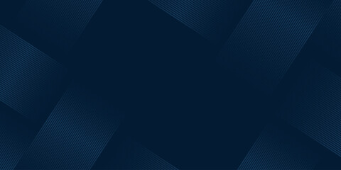 Fototapeta premium Abstract background with dark blue woven effect lines. Modern and elegant overlapping lines background concept. Vector illustration VOL. 3