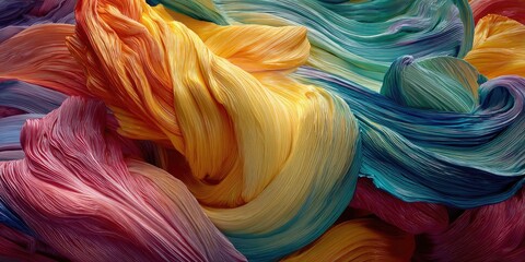 Vibrant abstract water flow composition artistic acrylic drip splash artwork colorful environment dynamic viewpoint of fluid movement