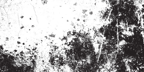 High Contrast Black and White Grunge Texture Background Overlay, Distressed Rough Surface Pattern
