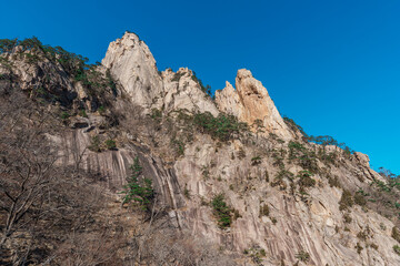 Rugged Granite Peaks of Seoraksan National Park, South Korea