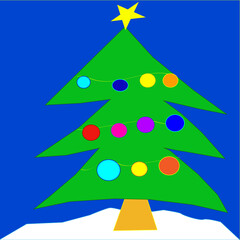 Colorful Christmas Tree