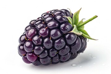 fresh Black-berry on white background