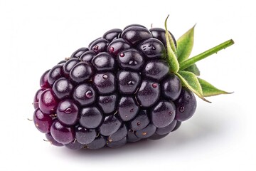 fresh Black-berry on white background