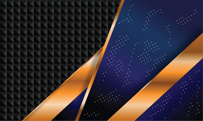 Abstract design with pyramid texture, metallic bands, and gradient dots—EPS vector for tech and luxury.