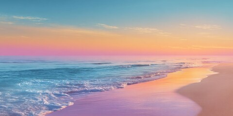 Romantic sandy coast holiday at oceanic palm tree beach under an optimistic sky - a beautiful background for relaxation