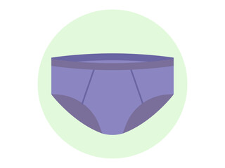 Briefs icon. Fashion symbol icon vector. Solid vector icons. Flat illustration concept.