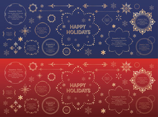 Christmas Frame Design Materials