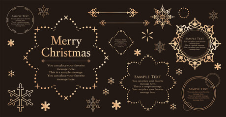Christmas Frame Design Materials