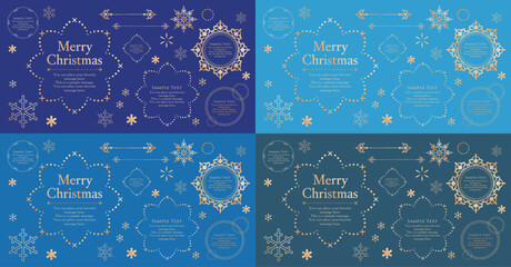 Christmas Frame Design Materials