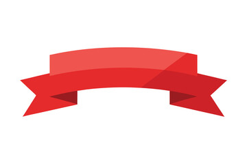Simple and elegant red banner for presentations or graphic design projects