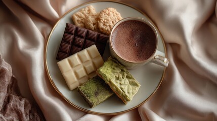ココアとお菓子