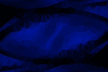 Fototapeta premium dark blue, blue triangle mosaic cover. colorful abstract illustration with polygonal triangular. a completely new design for your business.
