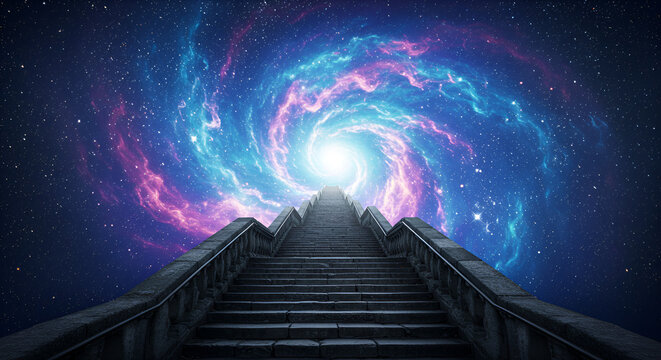 Stairway to Heaven: A Cosmic Journey Through the Stars to the Light