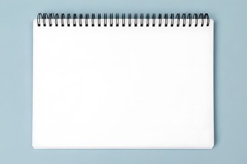 blank spiral notebook