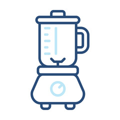 Blender Icon Color Outline Style. Vector Illustration Design