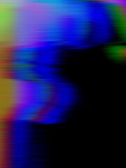 Glitch Effect Abstract Pattern in Neon Blue, Green, Pink for 80s, Y2K Aesthetic