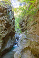 Obraz premium 雄大な自然の美しい渓谷