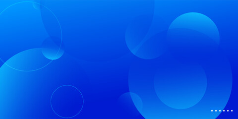 Modern abstract blue background with gradient circular shapes and soft geometric patterns. Minimal vector illustration for business banners, website templates, presentations, posters, digital designs.