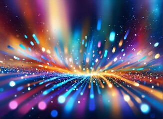 Obraz premium Vivid, swirling hues of orange, purple, and blue create an abstract, energetic pattern with smooth, glossy textures and no discernible subjects or location.