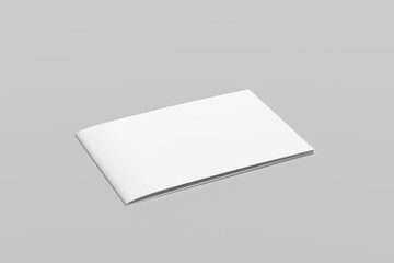 Professional White Landscape Booklet Mockup