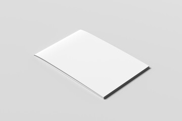 Professional White Landscape Booklet Mockup